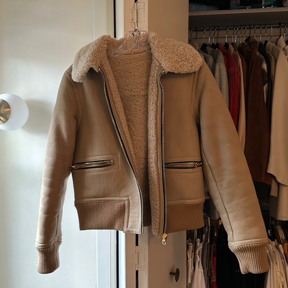 SANDRO PARIS LEATHER JACKET